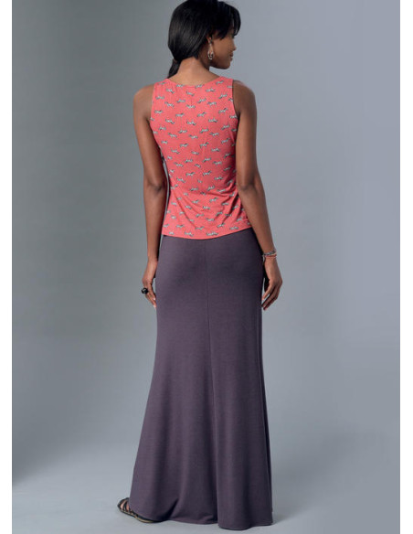 Patrón de blusa, vestidos y faldas - McCall's 7386