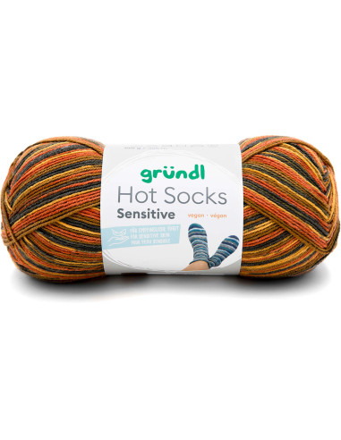 Laine à chaussettes Hot Socks Sensitive Gründl