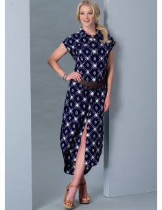Patrón de blusa, túnica, vestidos y cinturón - McCall's 7387