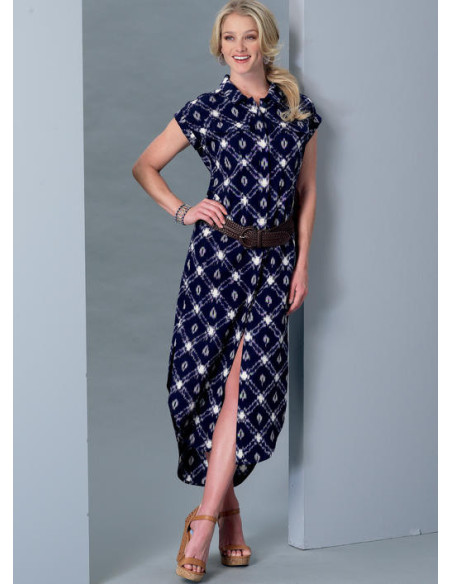 Patrón de blusa, túnica, vestidos y cinturón - McCall's 7387