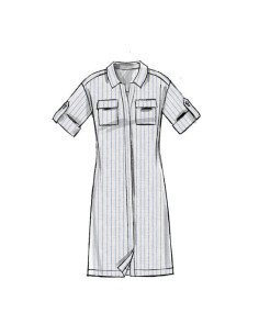 Patrón de blusa, túnica, vestidos y cinturón - McCall's 7387 2