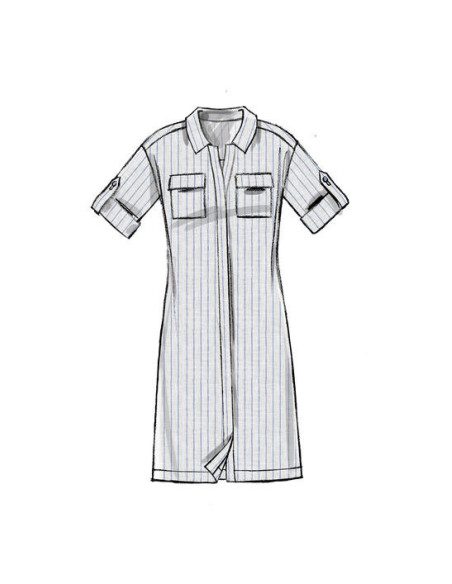 Patrón de blusa, túnica, vestidos y cinturón - McCall's 7387