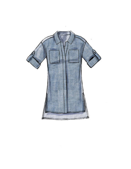 Patrón de blusa, túnica, vestidos y cinturón - McCall's 7387