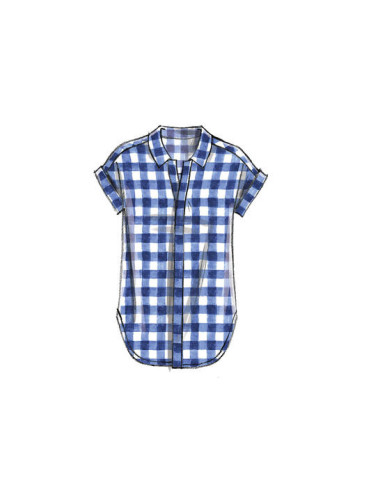 Patrón de blusa, túnica, vestidos y cinturón - McCall's 7387