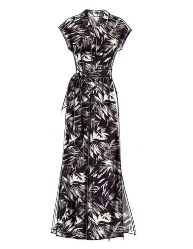 Patrón de blusa, túnica, vestidos y cinturón - McCall's 7387
