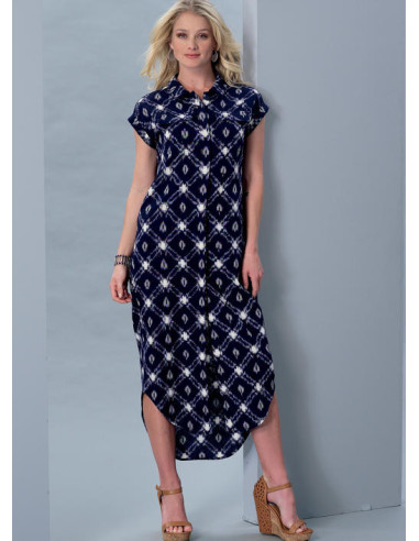 Patrón de blusa, túnica, vestidos y cinturón - McCall's 7387