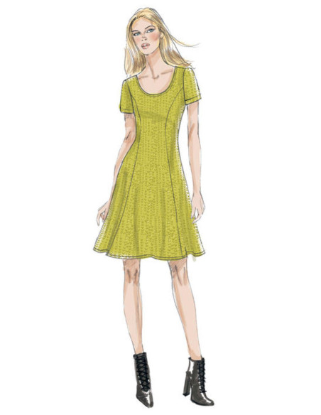 Patrón de vestido - Vogue 9199