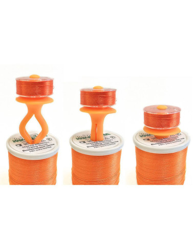 Porta-latas para bobinas de hilo