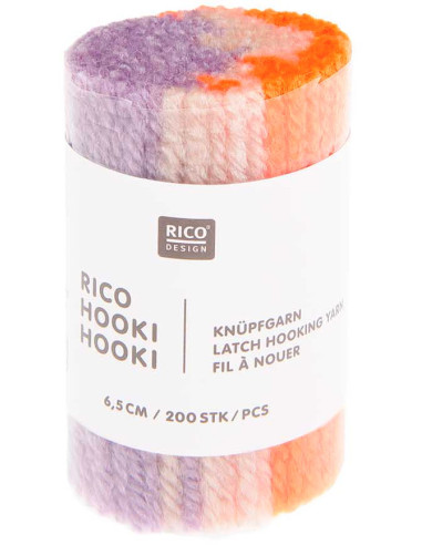 Fil à nouer 6,5 cm marbré Rico Hooki Hooki