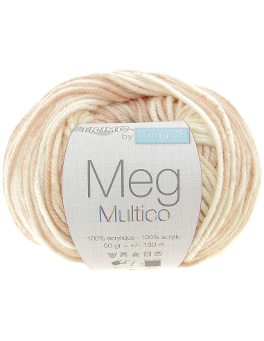 Hilo para tejer Meg Multico