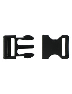 Hebilla banana 20 mm - Negro 2