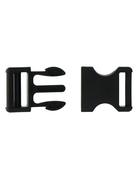 Hebilla banana 20 mm - Negro