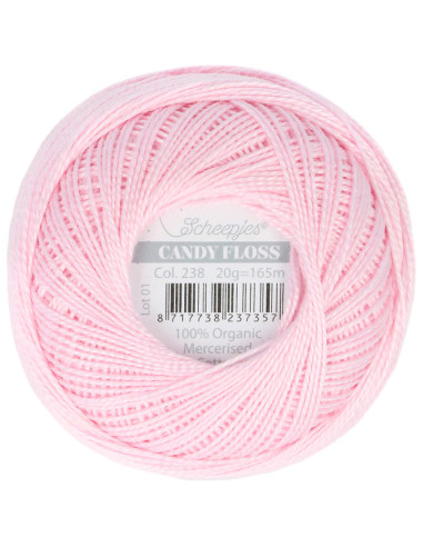 Ovillo de algodón perlé Scheepjes Candy Floss