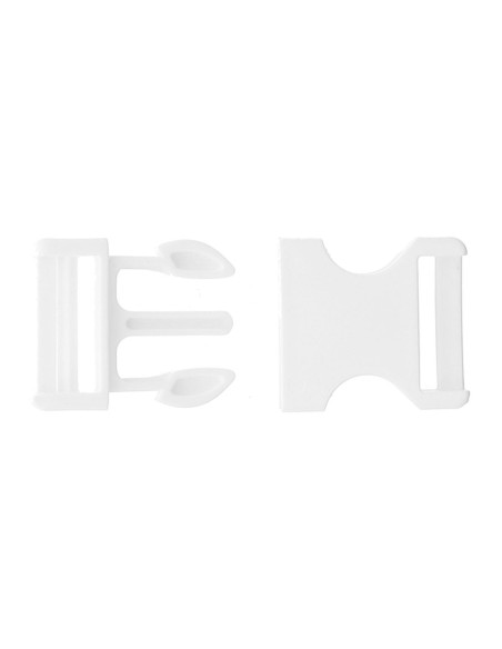 Bucle banana 30 mm - Blanco