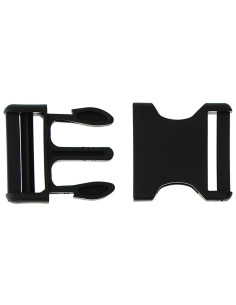 Hebilla de banana 40 mm - Negro 2