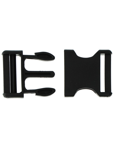 Hebilla de banana 40 mm - Negro