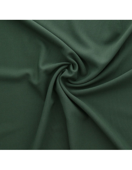 Tejido de crepé de viscosa - Verde abeto