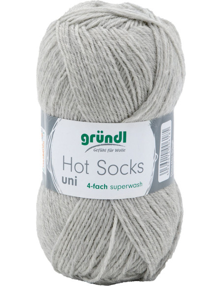 Laine à chaussettes Hot Socks uni 50 Gründl
