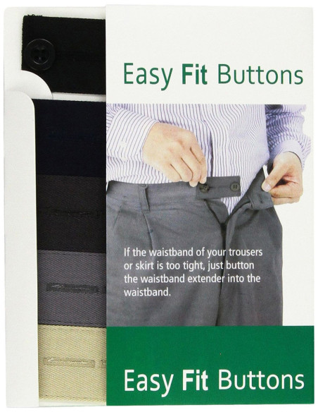 Botones de extensión Easy Fit para pantalones y faldas