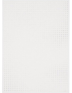 Lote de 10 hojas de cartón para bordar - Blanco