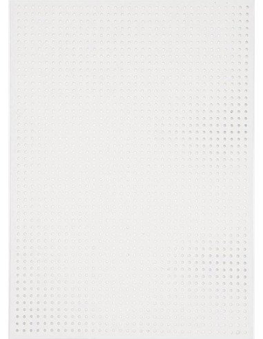Lote de 10 hojas de cartón para bordar - Blanco
