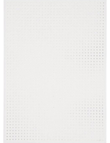 Lote de 10 hojas de cartón para bordar - Blanco