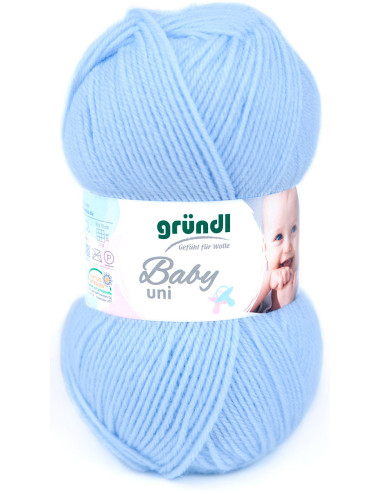 Fil layette Baby uni Gründl