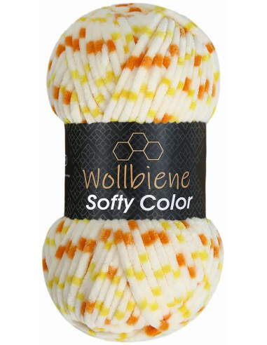 Fil chenille multicolore Softy Color Wollbiene