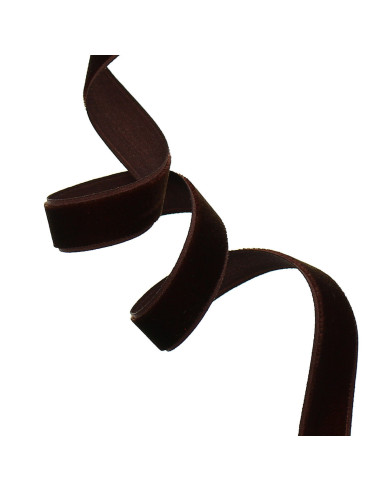 Cinta de terciopelo - Chocolate