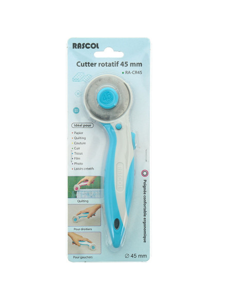 Cortador rotativo ergonómico Rascol 45 mm