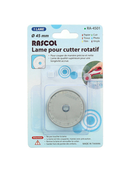 Hoja de repuesto para cortador rotativo de 45 mm
