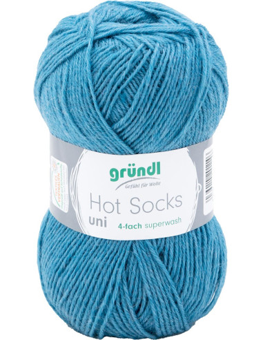 Laine à chaussettes Hot Socks uni 50 Gründl