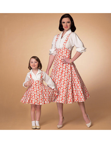 Patrón de blusa y sobrepelliz - McCall's 7184