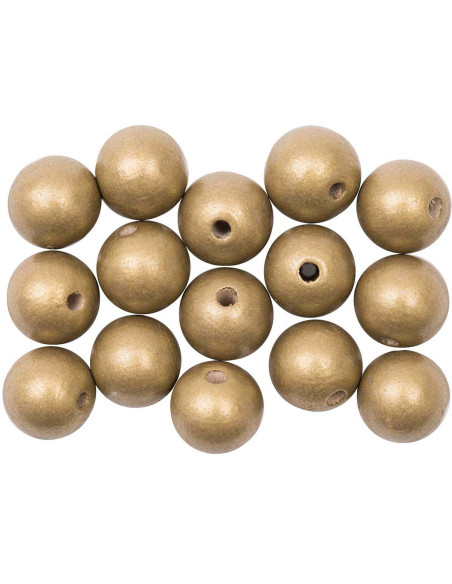 Cuentas de madera