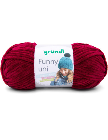 Fil chenille Funny uni Gründl