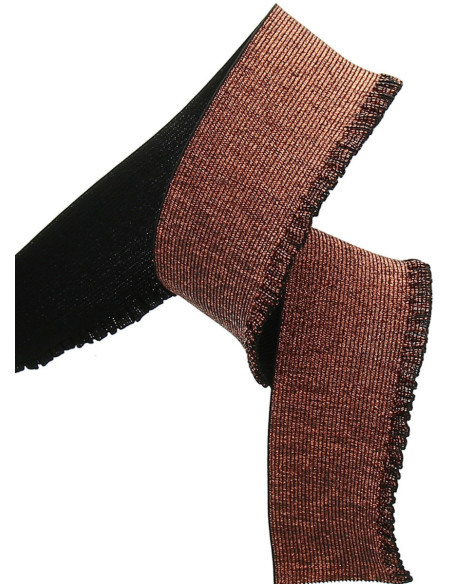 Falda elástica metalizada - Bronce