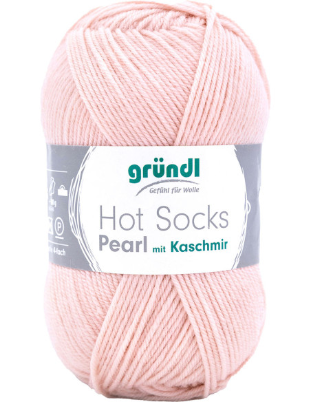 Laine à chaussettes Hot Socks Pearl uni Gründl