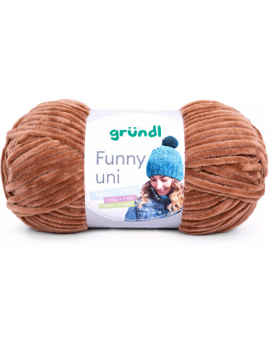 Fil chenille Funny uni Gründl