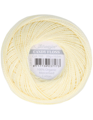 Ovillo de algodón perlé Scheepjes Candy Floss
