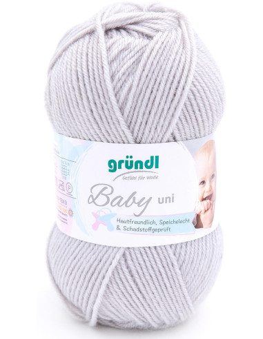 Fil layette Baby uni Gründl