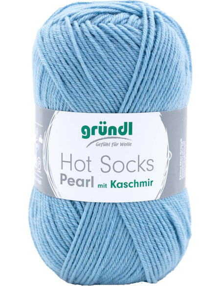 Laine à chaussettes Hot Socks Pearl uni Gründl