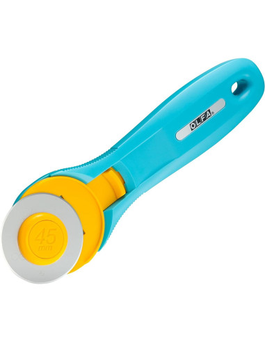 Cortador circular ergonómico Turquesa Olfa 45mm