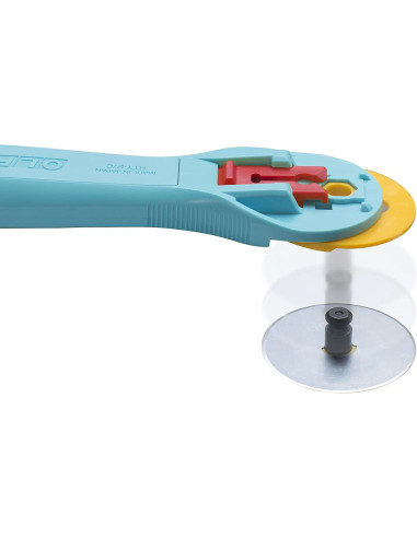 Cortador circular ergonómico Turquesa Olfa 45mm