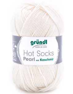 Lana para calcetines Hot Socks Pearl uni Gründl 2