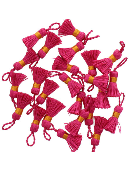 Mini pompones de rayón