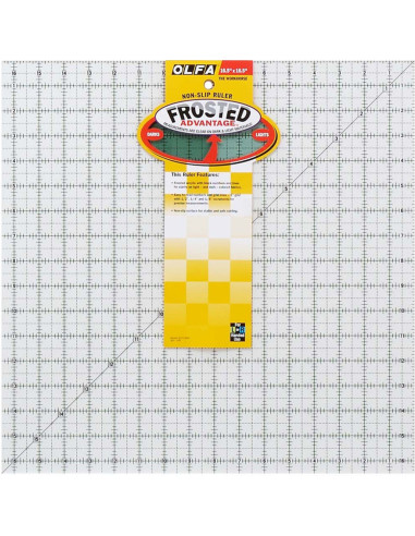 Regla patchwork Olfa 16.5 x 16.5 pulgadas