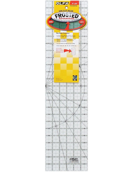 Regla patchwork Olfa 6 x 24 pulgadas
