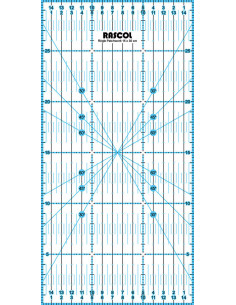 Regla de patchwork Rascol 15 x 30 cm