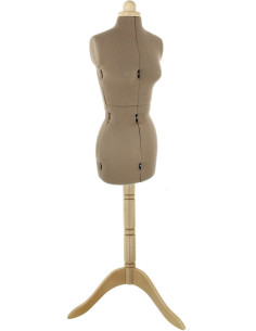 Maniquí de costura Lady Valet Deluxe Caramelo talla 36 / 44