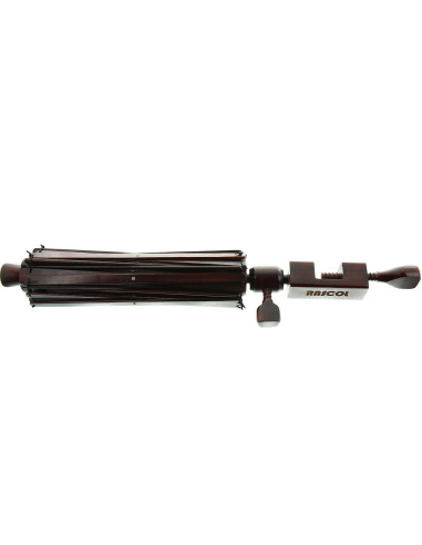 Devanador para lana de madera de palo de rosa con pinza Rascol